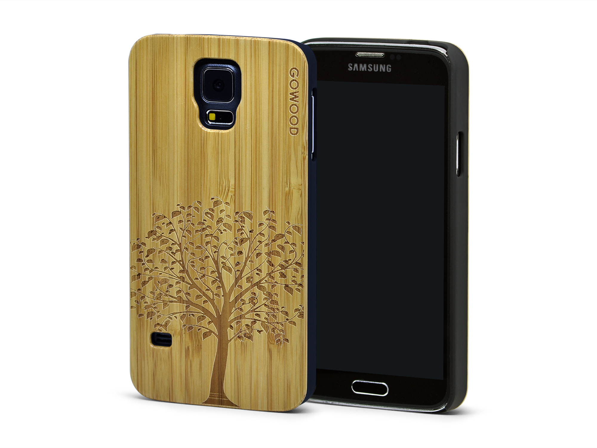 genezen kleuring Harmonisch Samsung Galaxy S5 case wood tree art and PC sides | GW