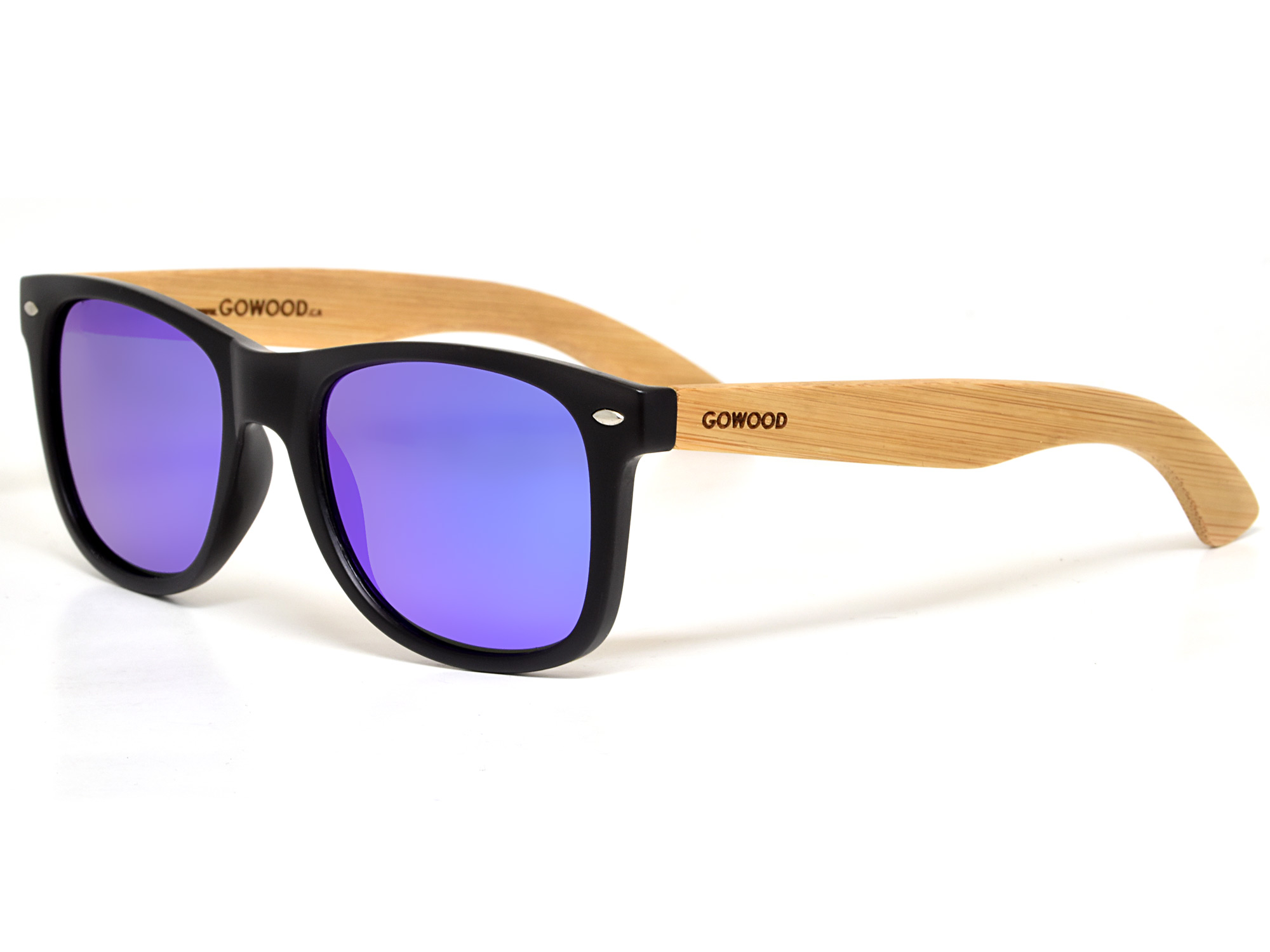 bamboo wayfarer sunglasses