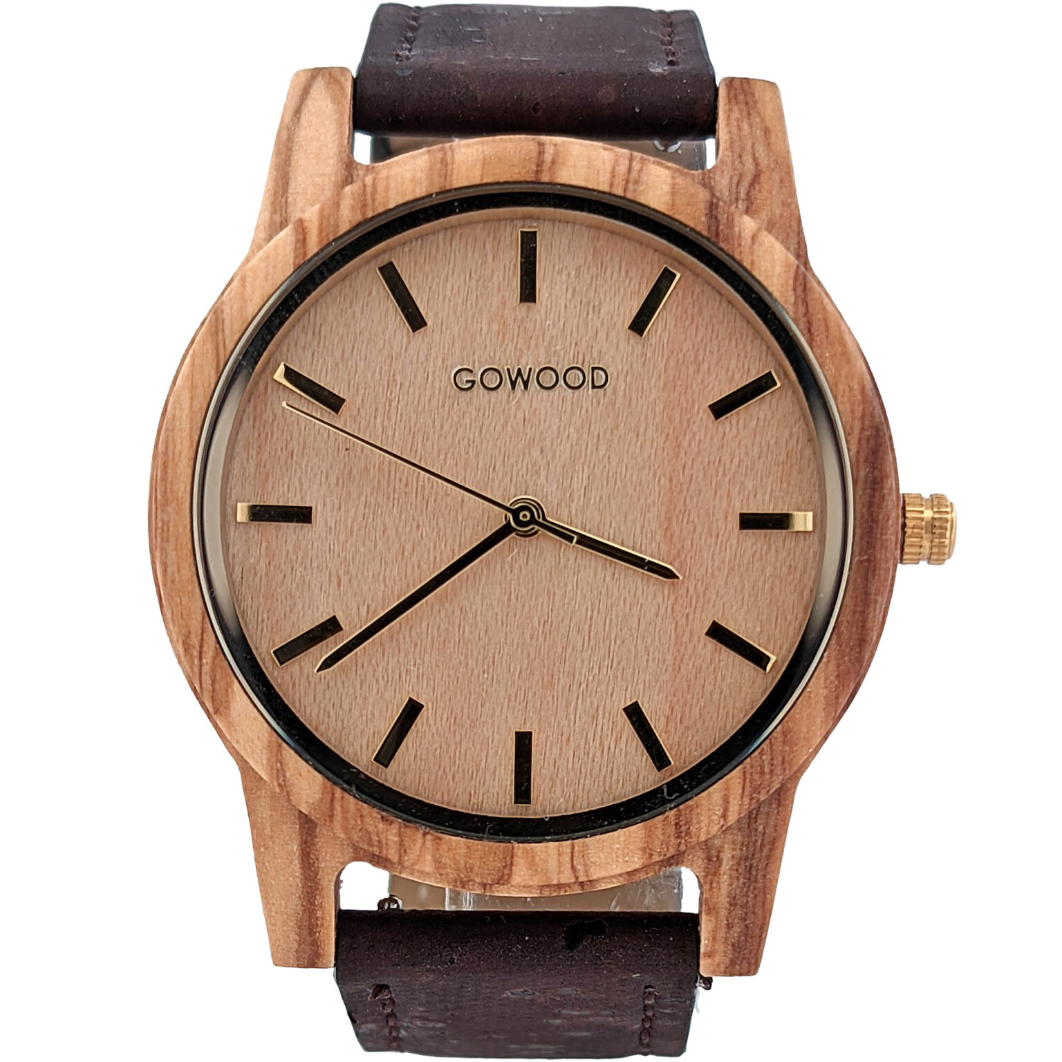 olive wood watch