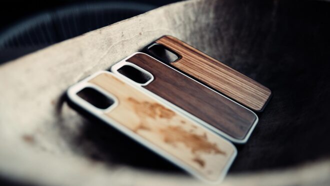Wood phone cases promo