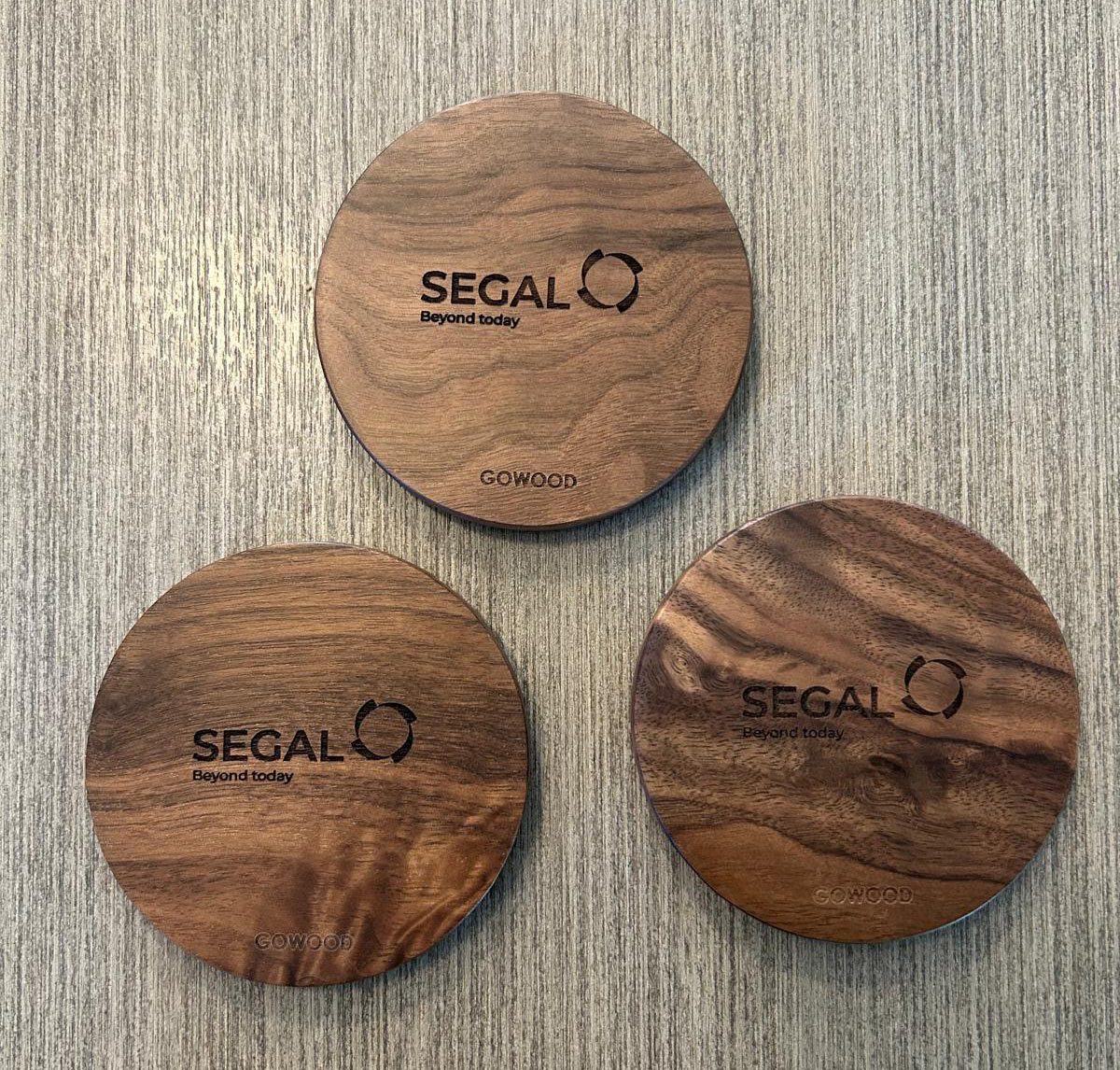 Custom engraving on wood wireless chargers