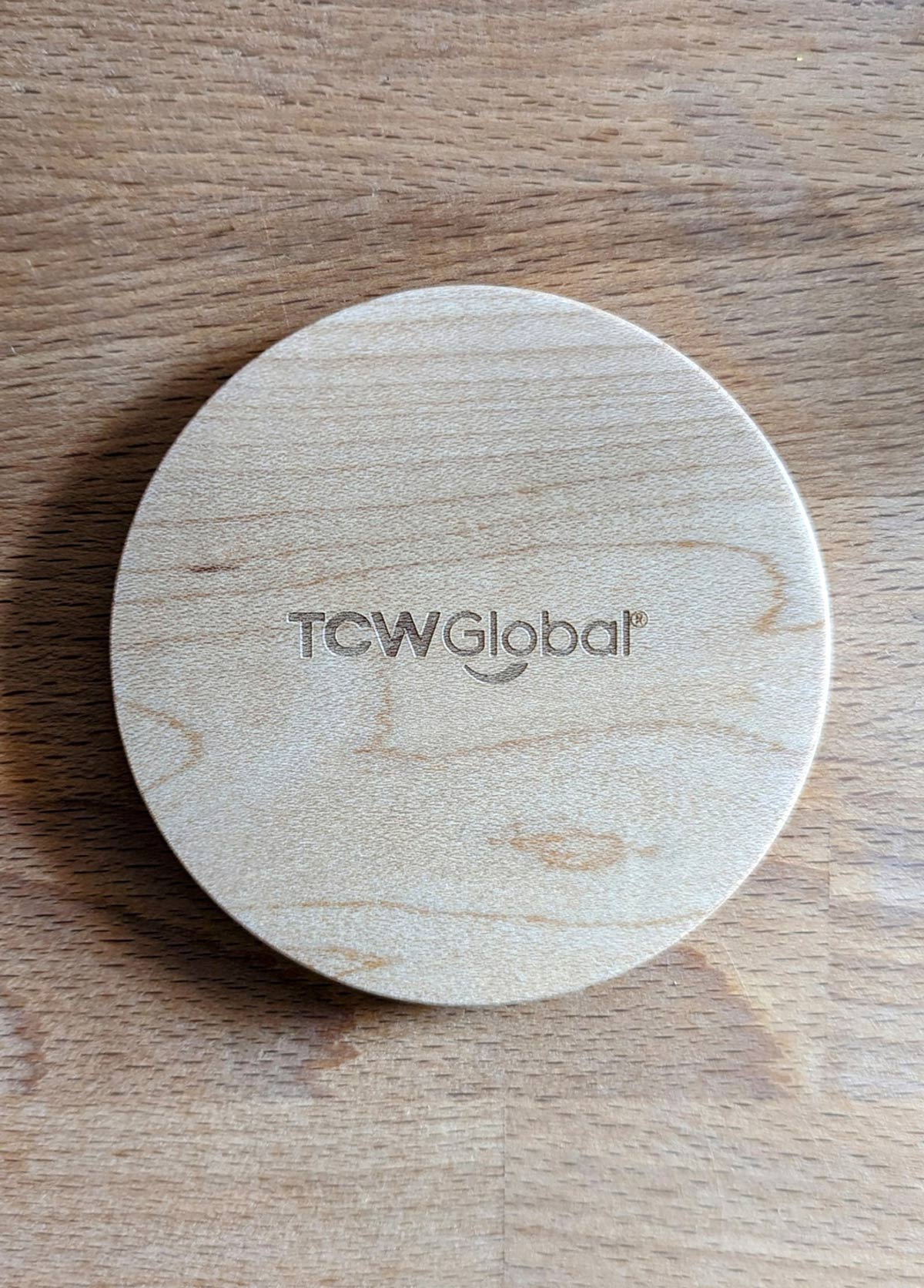 Custom engraving on wood wireless chargers