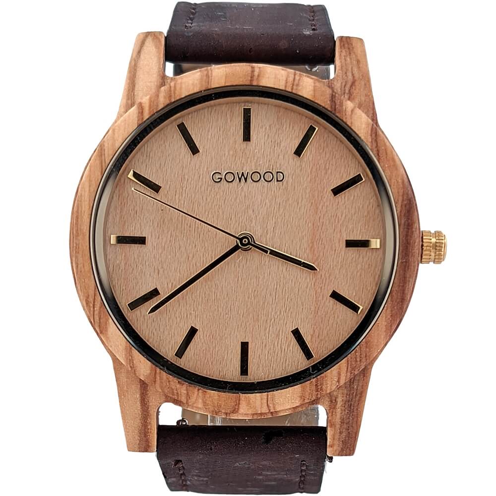 Olive Wood Eco-Friendly Watch by GOWOOD